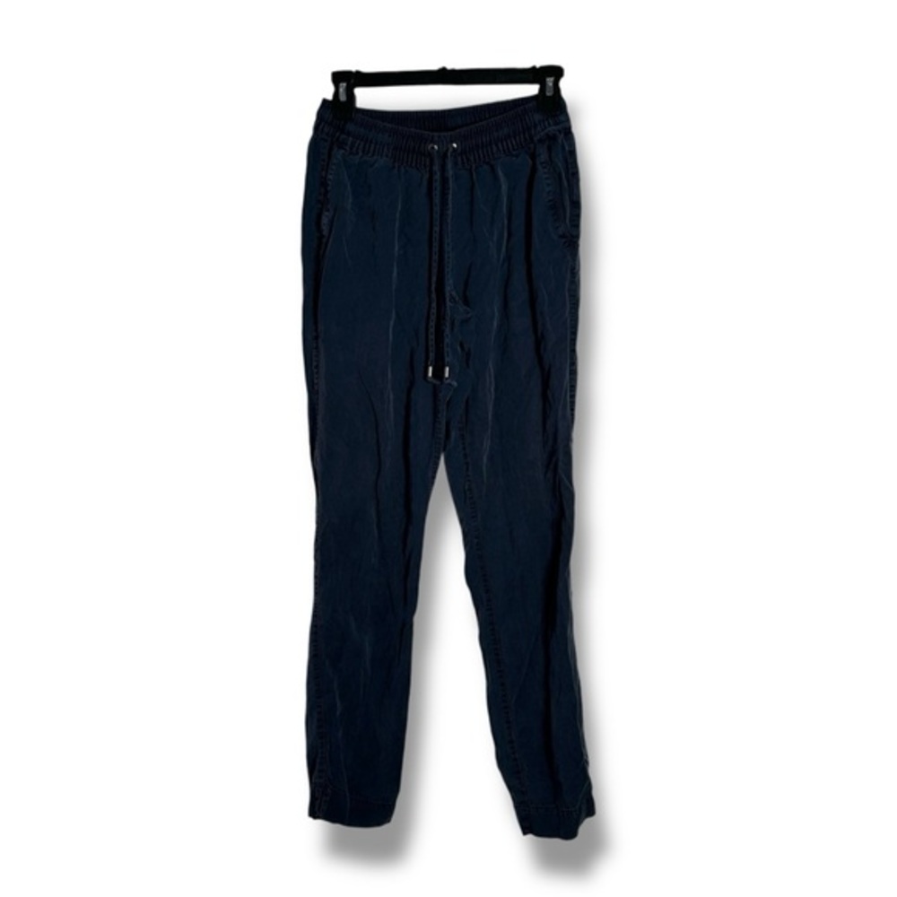 Lands’ End Drawstring Waist Pocketed Blue Trousers Size 0 - “Shaindel”